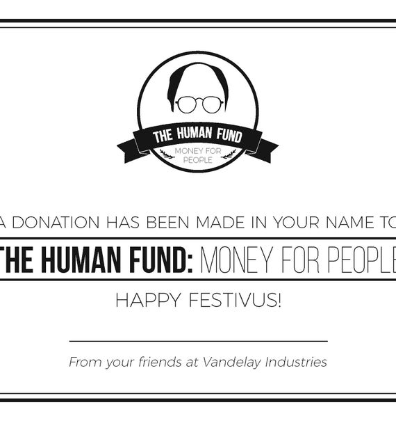 the-human-fund-gift-certificate-donation-made-in-your-name-etsy