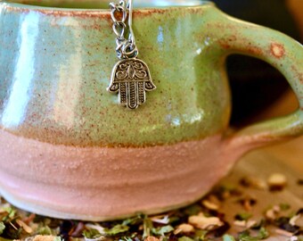 Hamsa Hand Decorative Tea Ball (Small) | Hope and Faith | Tea Lover Gift