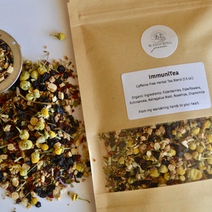 ImmuniTea | Caffeine Free Organic Loose Leaf Herbal Tea Blend - 1.5 oz
