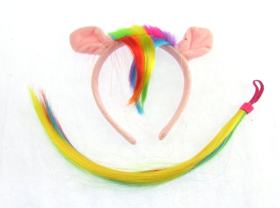 Zebra Ears and Tail Set Headband Fancy Dress Costume Accessory ONE SIZE FITS ALL