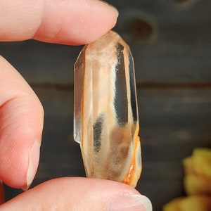 Angel Phantom Quartz: Amphibole, 14.68g