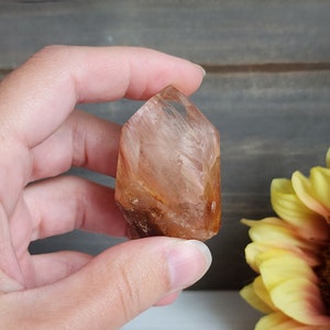 Angel Phantom Quartz: Amphibole, 45.60g