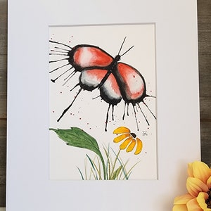 Framed Canvas Art (White Floating Frame) - Butterfly by Dean Crouser ( Animals > Insects & Bugs > Butterflies art) - 26x18 in