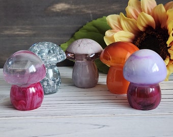 Resin Mushroom Decor, Small Space Shelf Decoration