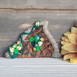 FAIRY DOOR handmade out of polymer clay
