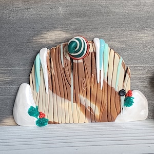 FAIRY DOOR handmade out of polymer clay