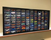 Display case cabinet for 1 64 diecast scale cars (hot wheels, matchbox) - 100BWB-7