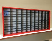 Display case cabinet for 1 64 diecast scale cars (hot wheels, matchbox) - 100NRBW-2