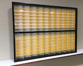 Display case cabinet for 1 64 diecast scale cars (hot wheels, matchbox) 160NBWW-9