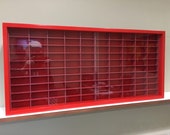 Display case cabinet for 1 64 diecast scale cars (hot wheels, matchbox) - 100NRR-8