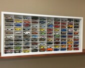Display case cabinet for 1 64 diecast scale cars (hot wheels, matchbox) - 100NWW-0
