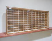 Display case cabinet for 1 64 diecast scale cars (hot wheels, matchbox) - 100NWW-1
