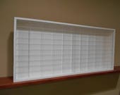 Display case cabinet for 1 64 diecast scale cars (hot wheels, matchbox) - 100NWA-2