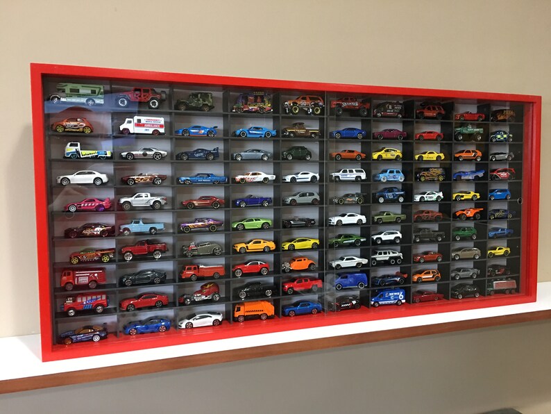 Display Case for 1/64 Diecast Scale Cars hot Wheels Etsy