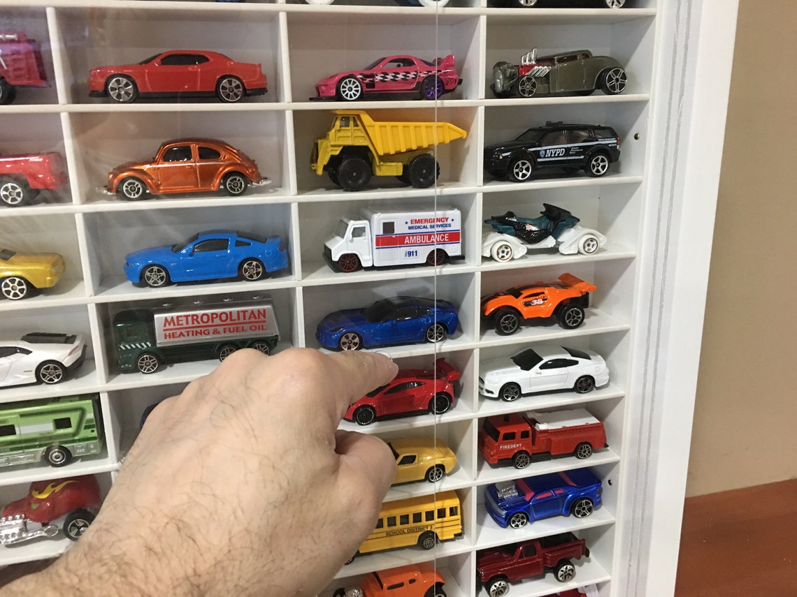 Display Case for 1/64 Diecast Scale Cars hot Wheels Etsy