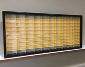 Display case cabinet for 1 64 diecast scale cars (hot wheels, matchbox) - 100N3C