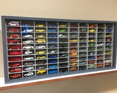 Display case cabinet for 1 64 diecast scale cars (hot wheels, matchbox) - 100N2C