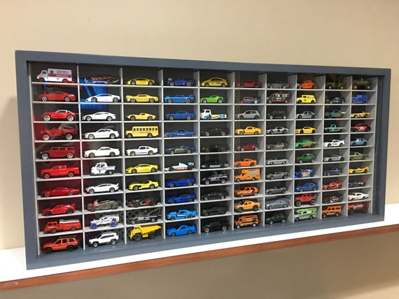 Display Case Cabinet For 1 64 Diecast Scale Cars Hot Wheels Etsy