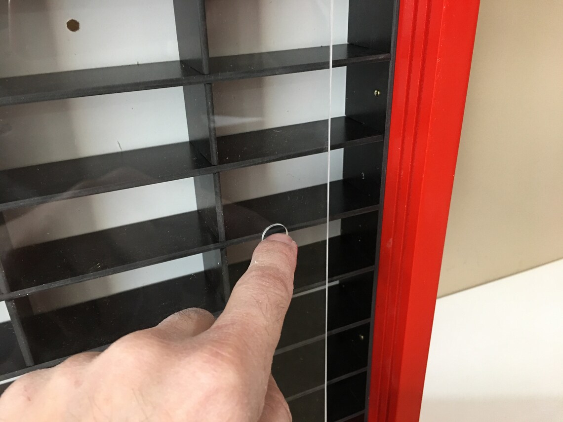 Armario de la vitrina para 1/64 coches a escala a presión | Etsy