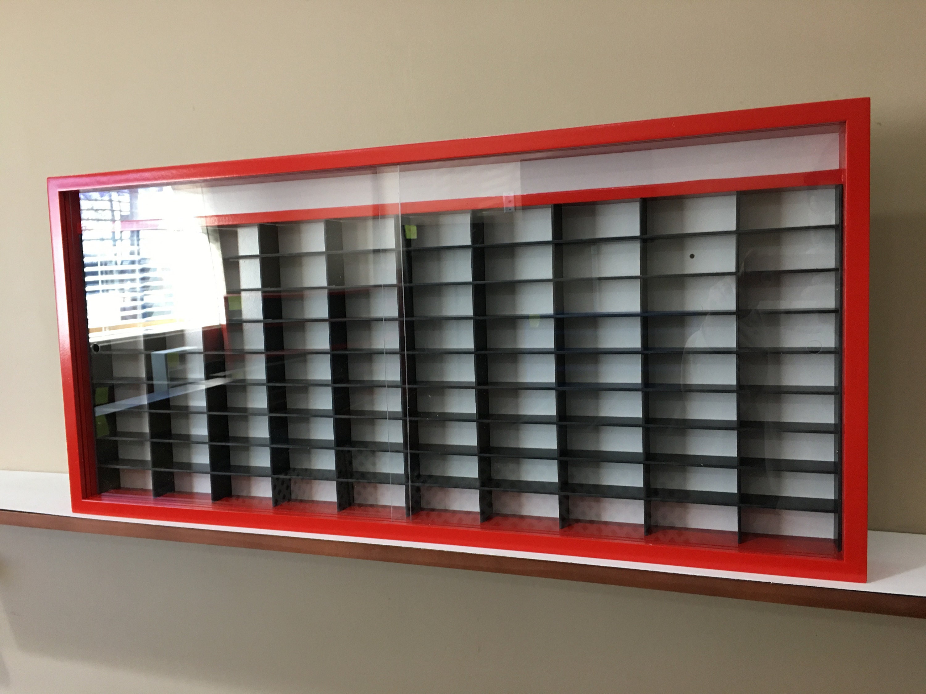 Armario de la vitrina para 1/64 coches a escala a presión | Etsy