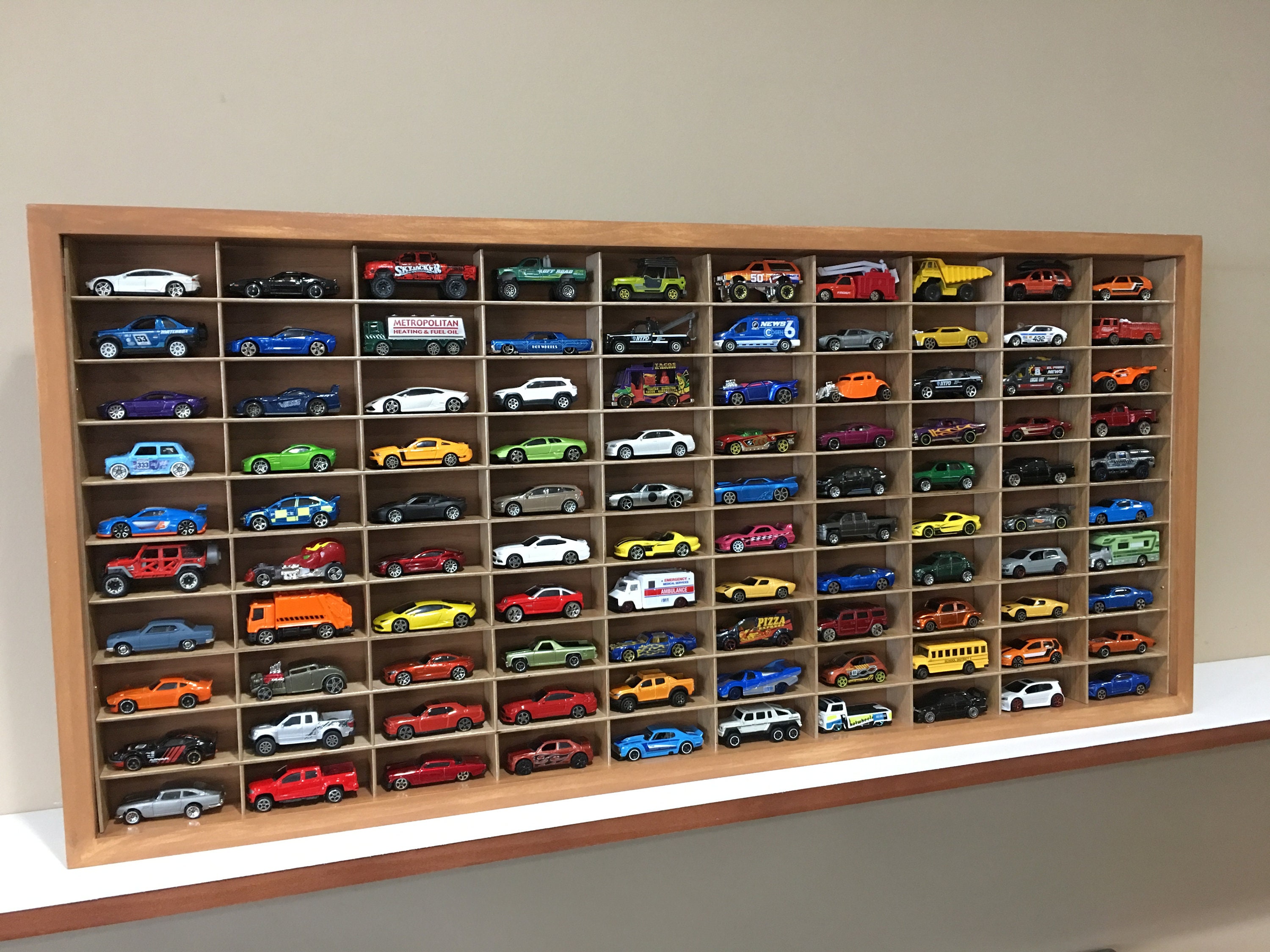 display case cabinet for 1/64 diecast scale cars hot