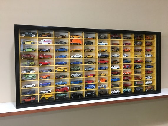 Display Case Cabinet For 1 64 Diecast Scale Cars Hot Wheels Etsy