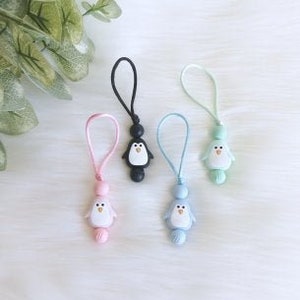 Cute penguin zip, zip fastener, zipper, Cute to chew, zip help, zip friend, zip accessory, children's zipper image 1