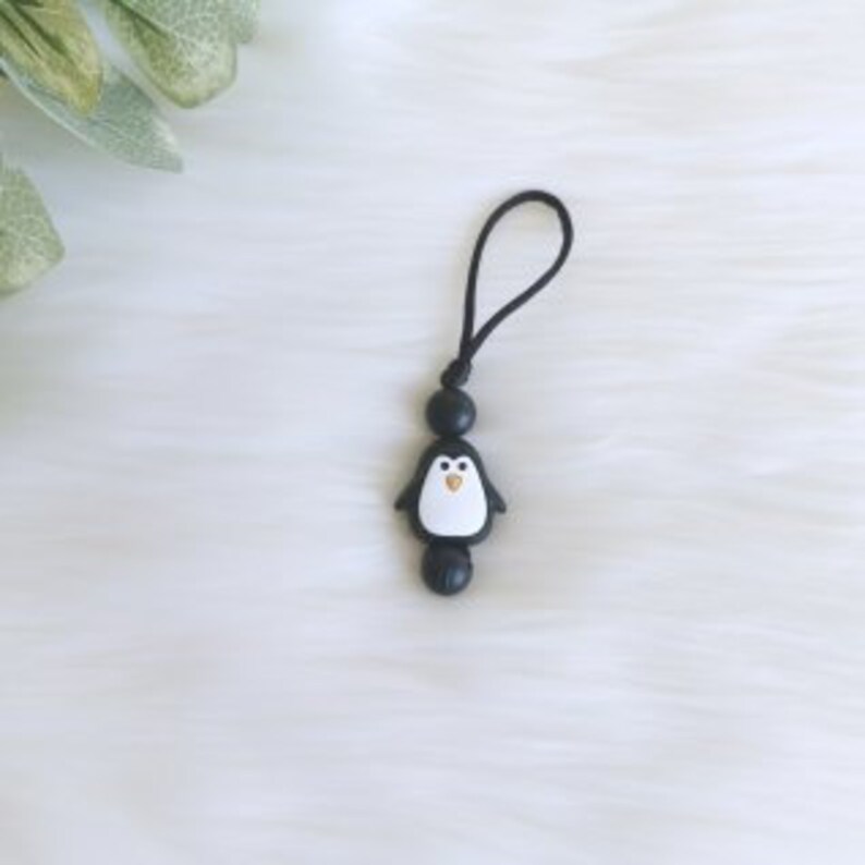 Cute penguin zip, zip fastener, zipper, Cute to chew, zip help, zip friend, zip accessory, children's zipper image 5