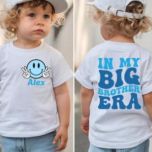 In My Big Brother Era Shirt Big Brother Gift Big Brother Shirt Cute Boy Shirt Birth Announcement Tee Big Bro Shirt Retro Big Brother T Shirt