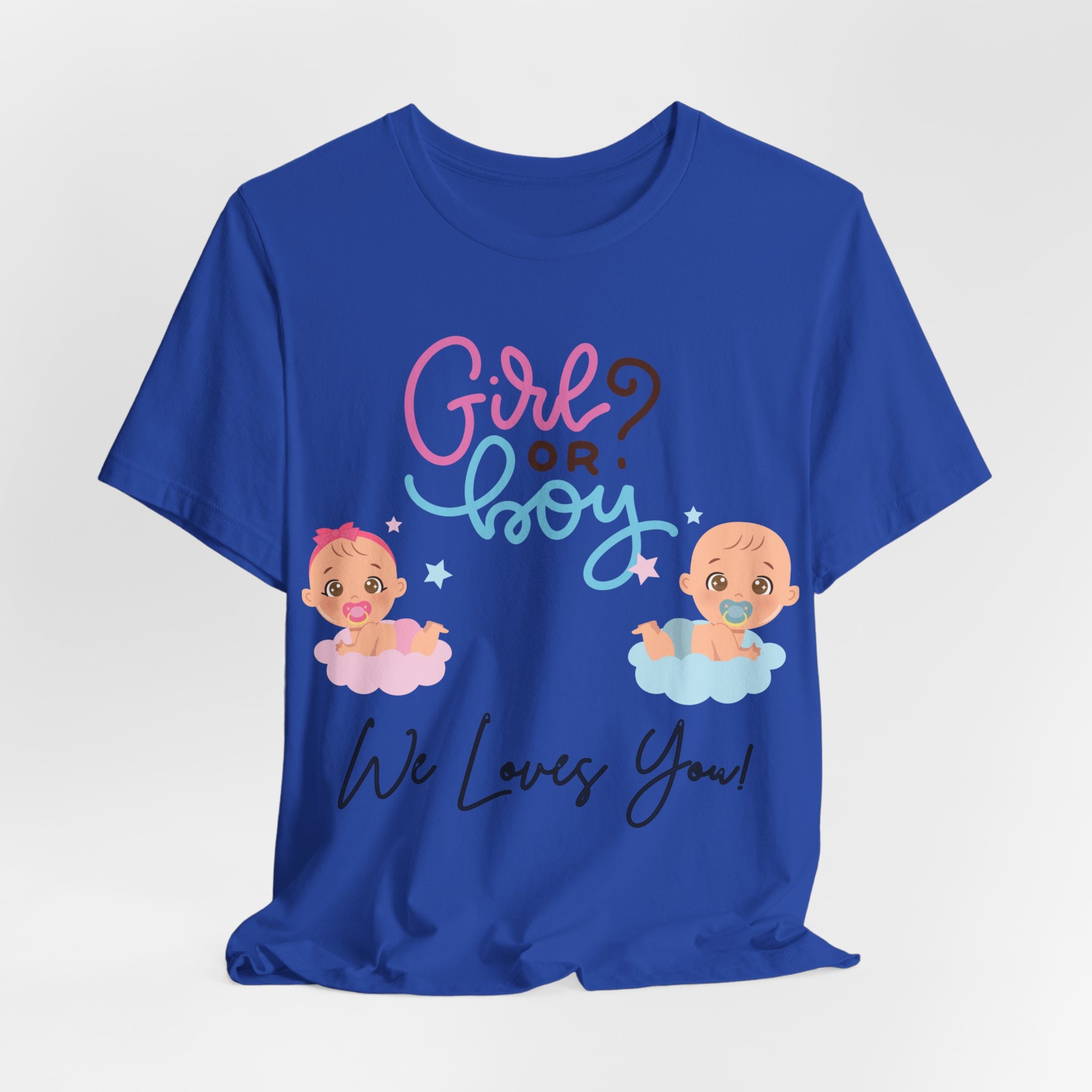 Gender Announcement Tee Shirt for Gender Reveal Shirts He or She T ...