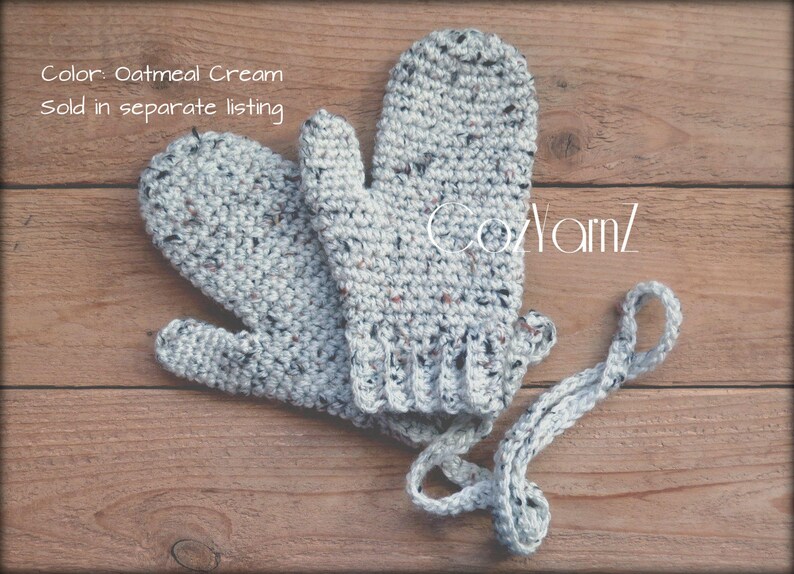 MITTENS Green mittens with attached strings Preschool Etsy