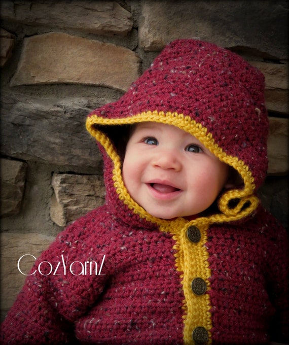 gold baby sweater