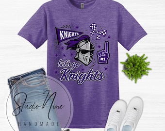 LET'S GO KNIGHTS Gildan Softstyle Youth Adult Unisex Shirt River Ridge