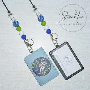 OUTER SPACE ASTRONAUT Lanyard