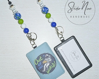 OUTER SPACE ASTRONAUT Lanyard