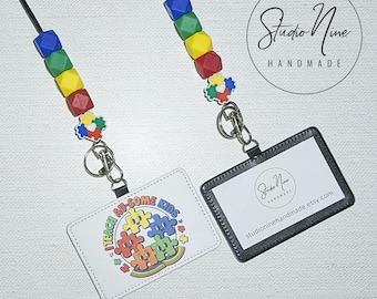 AUTISM AWARENESS Neurodiverse Lanyard