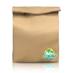 Wiederverwendbare braune Papier Lunch Bag Sack isoliert Eco-Friendly Langlebige Lebensmittel Pack Tasche für Schule oder Büro reißfest & wasserdicht