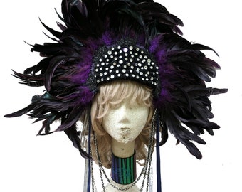 Plume Headdress - Etsy