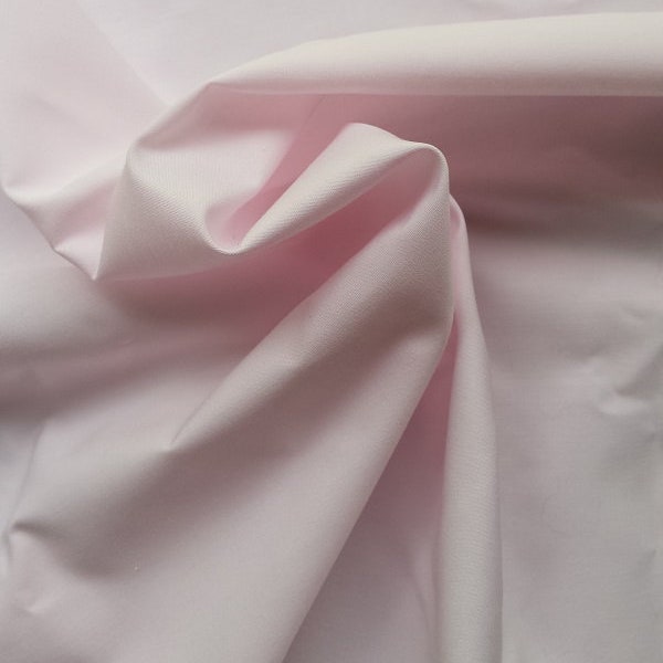 Pink broadcloth shirting 60/40 cotton/polly suitable for sewing clothing costumes home decor