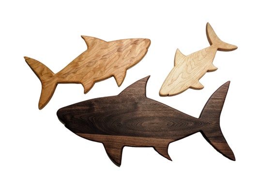 Shark-Cuterie Board, Shark Charcuterie Board, Wooden shark serving tray, Shark Coochie Board, Baby Shark Board, Mommy Shark, Daddy Shark