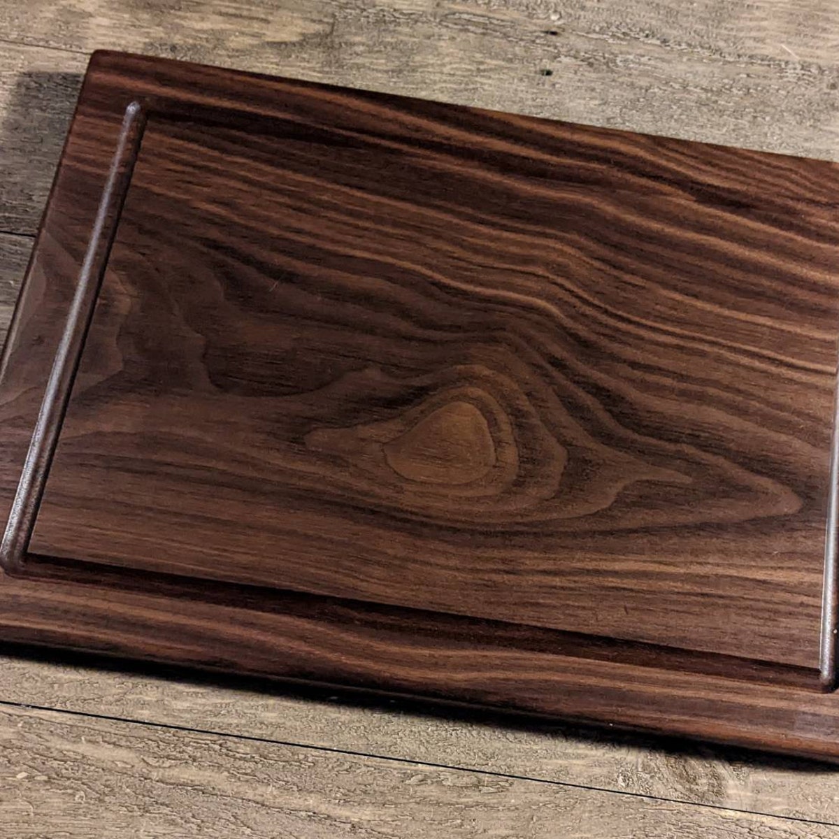 1 Thick Solid Walnut Cutting Board Made From One Solid 20x12" - Etsy
