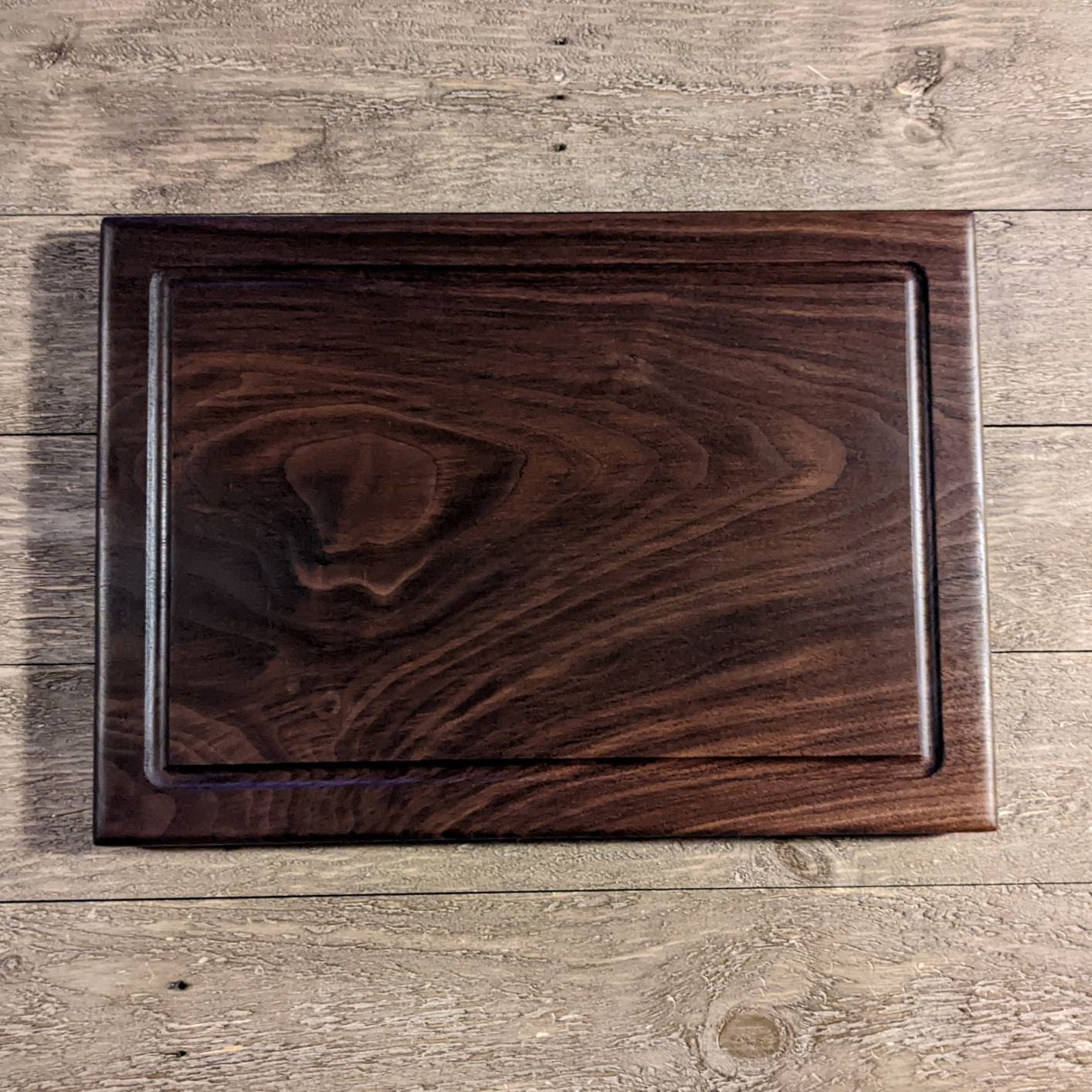 TeakCraft Walnut Cutting Board, Single Piece Wood, Chopping Board, Knife  Friendly, Reversible, Cheese Board, The Opus (22x11x1inch)