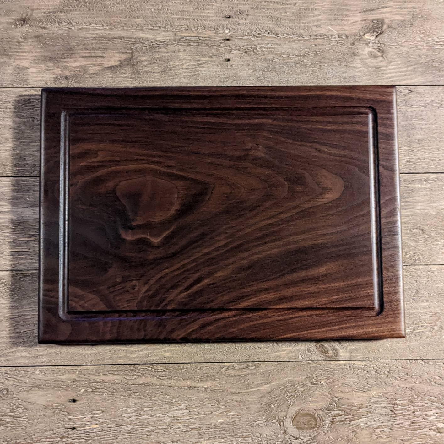 TeakCraft Walnut Cutting Board, Single Piece Wood, Chopping Board, Knife  Friendly, Reversible, Cheese Board, The Opus (22x11x1inch)