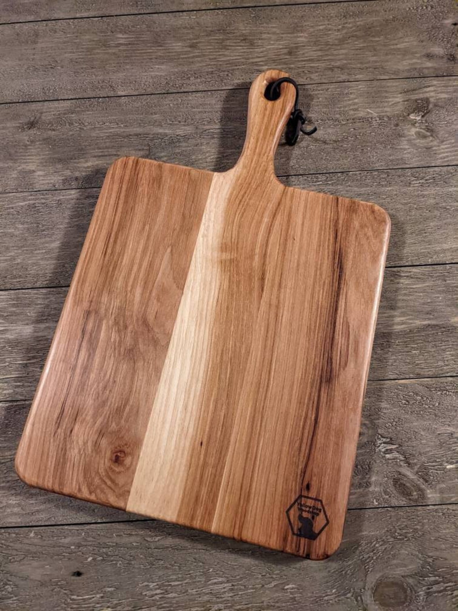 Pecan / Hickory Wood Charcuterie Board Figured Cheese Board Etsy