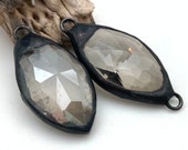 Gray Soldered Marquis Chandelier Crystal Pendant Or Connector (Available In 2 Styles) (SGP119)