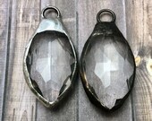 Tapered Oval Chandelier Crystal (Available In 2 Styles) (SGP53)