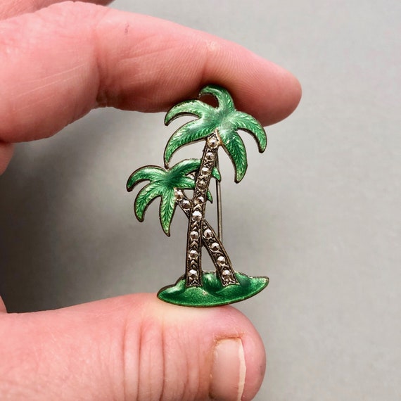Palm on sale tree brooch