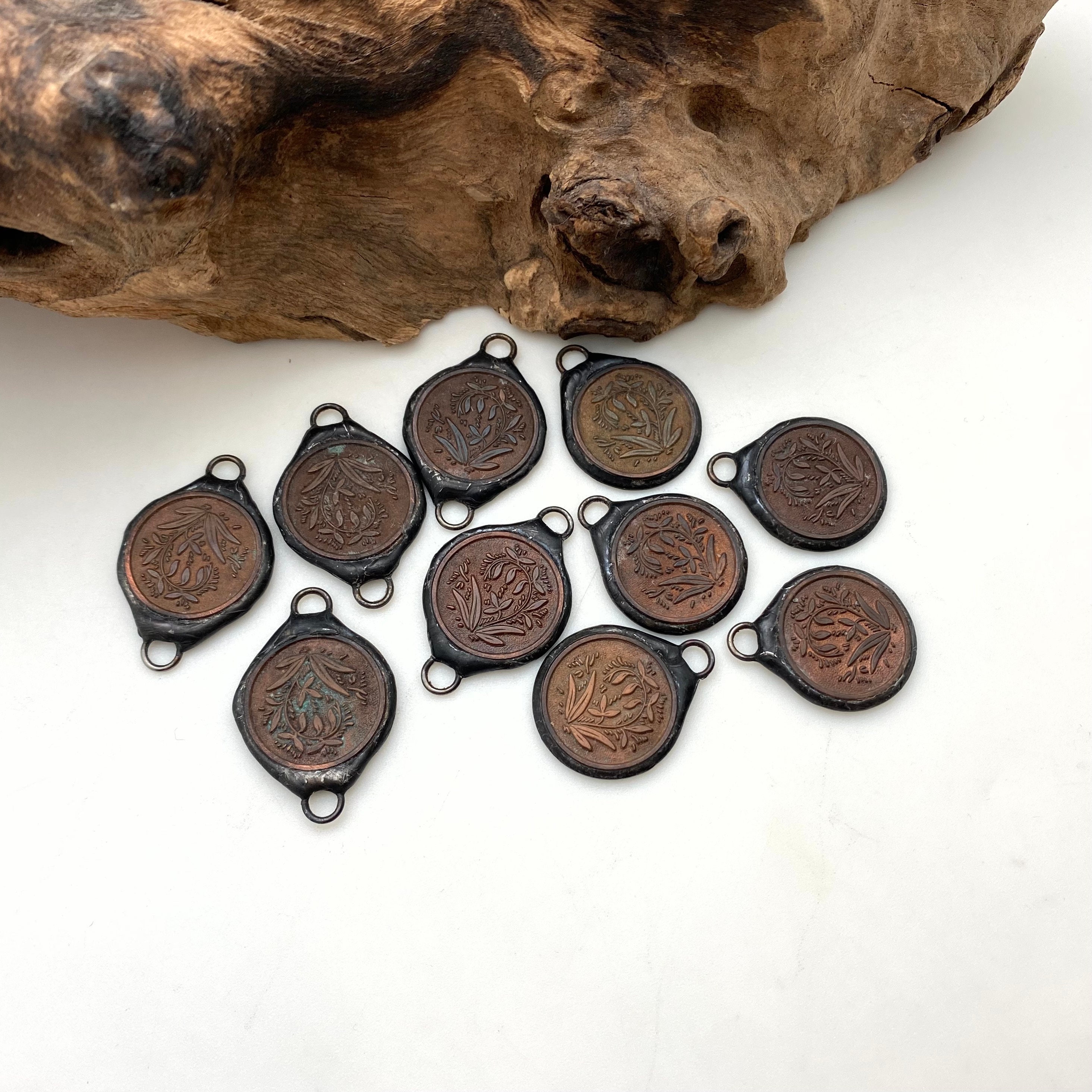 Tre Basi Vuote Per Ciondolo Con Castone Ovale In Ottone Da 30 X 40 Mm, B63 - Italia - Foto 3