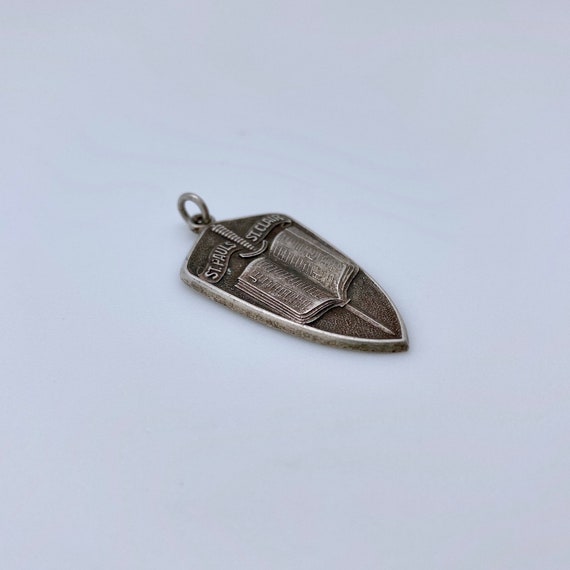 Vintage Sterling St. Pauls St. Clair Religious Pe… - image 2