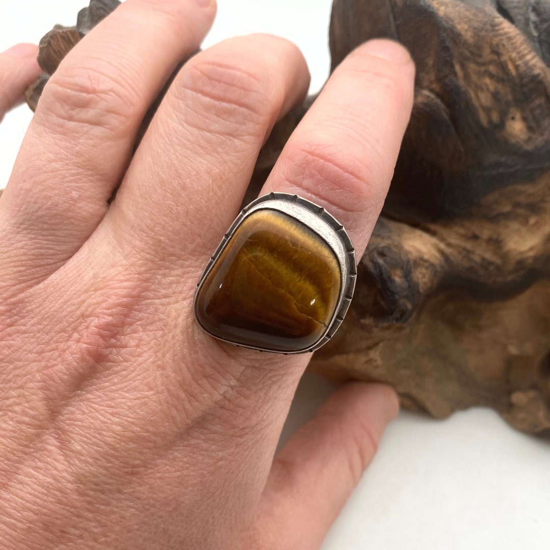 Anello Massone Con Occhio Onnisciente In Argento Sterling 925 - Regalo Unisex Vintage - Foto 1